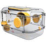 Cage rody 3 mini - zolux - pour hamster - jaune - petit - rongeur