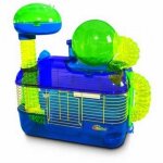 Cage - super pet - critter trail - z - antimicrobien - tunnel inclus - pour hamster