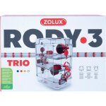 Cage sur 3 étages zolux - rody3 trio - pour hamsters souris et gerbilles - l 41 x p 27 x h 53 cm - grenadine ... Cage sur 3 étages zolux - rody3 trio - pour hamsters souris et gerbilles - l 41 x p 27 x h 53 cm - grenadine ...