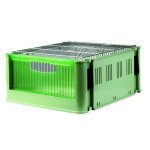 Cage de transport avec grille télescopique pour oiseaux 2gr Cage de transport avec grille télescopique pour oiseaux 2gr
