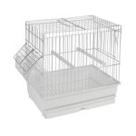 Cage de transport oiseaux manhattan blanche - 2gr blanc
