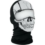 Cagoule moto zan headgear baclava polyester skull - noir / blanc - tu