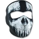 Cagoule moto zan headgear full face skull ghost - noir / blanc - tu