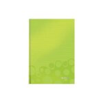 Cahier a5 - leitz - petits carreaux - 80 feuilles - couverture rigide - vert Cahier a5 - leitz - petits carreaux - 80 feuilles - couverture rigide - vert