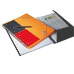 Cahier meeting book a4 + 3 rabats + elastiques