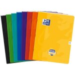 Cahier - oxford - duo - 96 pages - grands carreaux - coloris alatoires