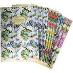 Cahier - pigna - nature flowers - a4 - lign�e 1r - papier recycl� 80 g / m� - lot de 10