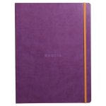 Rhodia cahier souple a4 + 21 x 297 cm violet - 160 pages papier ivoire 90 g / m�