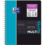 Oxford cahier a4 + spirale 160 pages 90 g / m� perfor�es d�tachables - couverture polypro + 3 intercalaires ...