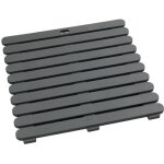 Wenko - caillebotis de douche - 55 x 55 cm. - gris