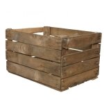 Caisse en bois brut vieilli - caissette bois teintée 40x50x30 cm décoration vintage Caisse en bois brut vieilli - caissette bois teintée 40x50x30 cm décoration vintage