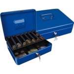 Caisse monnaie - q - connect - 937663 - plastique - paisseur plateau amovible - bleu