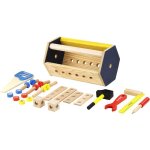 Caisse � outils en bois - jeujura - transportable