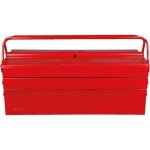 Caisse  outils mtallique - ks tools 999. 0125 - 5 compartiments - rouge