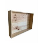 Caisse de rangement en bois 6 bouteilles de vin - caisse bois plate pin massif 50x355x88 cm [ boite en ... Caisse de rangement en bois 6 bouteilles de vin - caisse bois plate pin massif 50x355x88 cm [ boite en ...