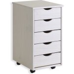 Caisson de bureau sur roulettes blanc
