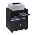 Relaxdays caisson de bureau 2 compartiments & tiroir  clavier armoire  roulettes rangement hlp 74x60x48 ...