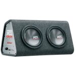 Caisson de grave - mtx audio - actif reflex avec double subwoofers 20cm - ampli classe - d 240wrms - ... Caisson de grave - mtx audio - actif reflex avec double subwoofers 20cm - ampli classe - d 240wrms - ...