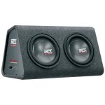 Caisson de grave - mtx audio - actif reflex avec double subwoofers 30cm - ampli classe - d 360wrms - ...