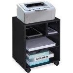 Relaxdays caisson de bureau 4 compartiments ouverts salle de travail agglomr rangement hlp 49x40x30 ...