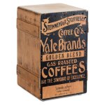 Cajon - xdrum - caj�n bois avec porte basse int�gr�e - design s�ries en vintage coffee