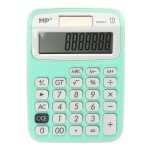 Calculatrice - solaire - poche - 10 chiffres - vert deau - �nergie solaire