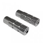 Cale pieds pour mobylette peugeot 50 103 avant 2020 - replay - chrome