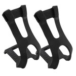 Cale pied vtt - newton - r�sine - noir - mixte - pour courroie (paire)