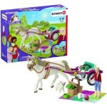 Calche pour le spectacle questre - schleich - 42467 - horse club - enfant - coffret