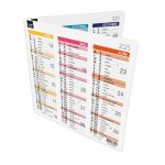 Calendrier - 2025 - 12 mois - janvier à décembre - pliable - 18x18 cm - quo vadis Calendrier - 2025 - 12 mois - janvier à décembre - pliable - 18x18 cm - quo vadis