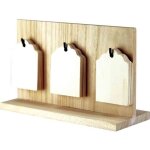 Calendrier perptuel en bois 20 x 125 x 8 cm