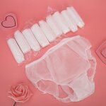 Caleons pour femmes 10 caleons enceintes sous - vtements jetables mmoires culottes de maternit parapharmaci ...
