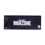 Tapis de bureau sous - main - paladone - call of duty - logo warzone - noir - nettoyable