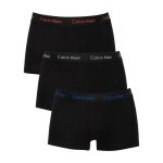 Calvin klein pour des hommes paquet de 3 troncs de faible hauteur noir