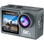 Cam�ra daction lipa at - m40r 5k ips wifi - capteur imx - 21 accessoires - r�solution 5k - double �cran ...