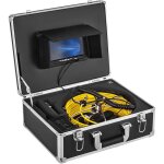 Cam�ra endoscope - vevor camera d inspection vid�o �tanche aux �gouts de 30 m lcd dvr conduite de drain ...