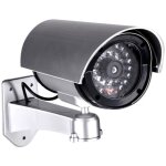 Cam�ra factice led ext�rieure murale gris s�curit� guizmax - cam�ra factice - plastique - 2xaa - non ...