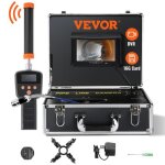 Camra dinspection canalisation - vevor - avec localisateur 512 hz - cran 7 cble 30m