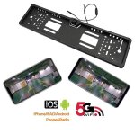 Cam�ra de recul wifi 5g pour voiture 12v support de plaque dimmatriculation europ�en vision nocturne ...