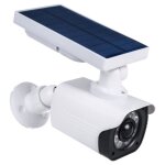 Camra solaire factice led clignotante dtecteur de mouvement clairage led autocollant gratuit sol1800s ...