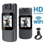 Camera sport - qingque - 2k - ultra grand angle 130 - vision nocturne - wifi et tlcommande