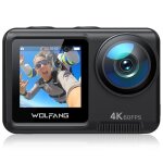 Camra sport wolfang ga420 - 4k 60fps tanche 10m sans botier double cran stabilisateur eis et accessoires ...