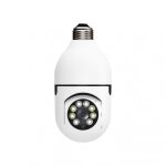 Cam�ra de surveillance ampoule lampe led panoramique sans fil v380 pro e27 360 p 1080 degr�swifi cctv ...