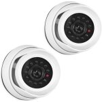Cam�ra de surveillance factice - hykjside - lot 2x - led s�curit� maison ou magasin - d�me int�rieur ...
