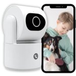 Camra de surveillance - konyks - camini care 2 - intrieur - wifi avec sirne et bouton dappel vido ...