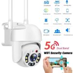 Camra de surveillance wifi extrieur prumya 2mp 5g wifi audio bidirectionnel vision nocturne maison ...