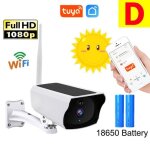 Camra de surveillance wifi extrieur solaire 1080p tuya prumya scurit sans fil batterie 10400 mah ...