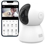 Cam�ra de surveillance wifi - monmecd - int�rieure 2. 5k(4mp) - suivi de mouvement - vision nocturne ...