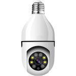 Cam�ra surveillancee27 cam�ra ampoule wifi ampoule 360 degr�s cam�ra panoramique 1080p avec vision nocturnesui ...