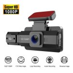 Camra de voiture hd 1080p - enregistrement en boucle - vision nocturne - angle dobjectif rglable - ...